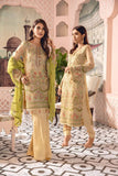 Freesia by Maryum N Maria Embroidered Chiffon 3 Pc Suit FE-04 Limonium - FaisalFabrics.pk