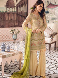 Freesia by Maryum N Maria Embroidered Chiffon 3 Pc Suit FE-04 Limonium