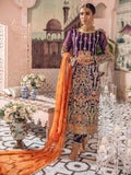 Freesia by Maryum N Maria Embroidered Chiffon 3 Pc Suit FE-05 Pansy Tale - FaisalFabrics.pk