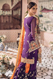 Freesia by Maryum N Maria Embroidered Chiffon 3 Pc Suit FE-05 Pansy Tale - FaisalFabrics.pk