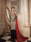 MASHQ Formal Collection Embroidered Chiffon 3Pc Suit MY-02 TAKT-E-AABNOSI