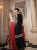 MASHQ Formal Collection Embroidered Chiffon 3Pc Suit MY-02 TAKT-E-AABNOSI - FaisalFabrics.pk