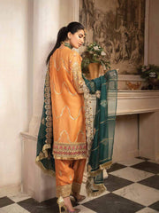 MASHQ Formal Collection Embroidered Chiffon 3Pc Suit MY-03 JOBAN - FaisalFabrics.pk
