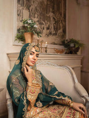 MASHQ Formal Collection Embroidered Chiffon 3Pc Suit MY-03 JOBAN - FaisalFabrics.pk