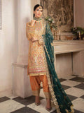 MASHQ Formal Collection Embroidered Chiffon 3Pc Suit MY-03 JOBAN