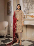 MASHQ Formal Collection Embroidered Chiffon 3Pc Suit MY-07 KALYAAN