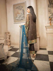 MASHQ Formal Collection Embroidered Chiffon 3Pc Suit MY-10 SUROOR - FaisalFabrics.pk