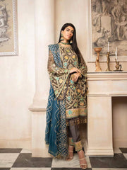 MASHQ Formal Collection Embroidered Chiffon 3Pc Suit MY-10 SUROOR - FaisalFabrics.pk