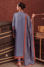 Rang Rasiya Safarnama Embroidered Linen Unstitched 3Pc D-11 Maya