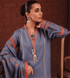 Rang Rasiya Safarnama Embroidered Linen Unstitched 3Pc D-11 Maya