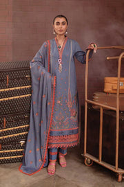 Rang Rasiya Safarnama Embroidered Linen Unstitched 3Pc D-11 Maya