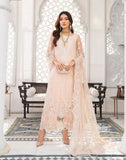 HemStitch Luxury Festive Unstitched Embroidered Net 3Pc Suit - Miral