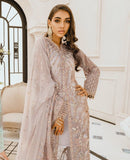 Maryum N Maria Freesia Premium Embroidered Chiffon 3Pc Suit FG-04 Angle Hour - FaisalFabrics.pk