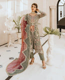 Maryum N Maria Freesia Premium Embroidered Chiffon 3Pc Suit FG-08 Greetille - FaisalFabrics.pk
