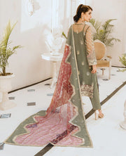Maryum N Maria Freesia Premium Embroidered Chiffon 3Pc Suit FG-08 Greetille - FaisalFabrics.pk