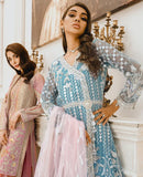 Maryum N Maria Freesia Premium Embroidered Chiffon 3Pc Suit FG-02 My Listen - FaisalFabrics.pk