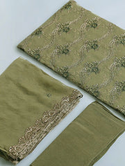 MOHAR Embroidered Chiffon Collection 2021 3pc Suit D-51E - FaisalFabrics.pk