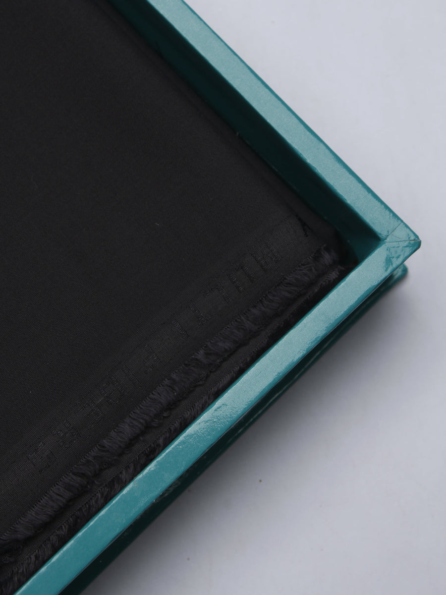 Nasheman by Multi Fibers Men's Unstitched Wash N Wear Suit - Charcoal