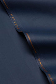 Bareeze Man Premium 365-Latha 100% Cotton Unstitched Fabric - Navy Blue