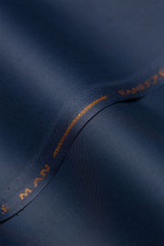 Bareeze Man Premium 365-Latha 100% Cotton Unstitched Fabric - Navy Blue