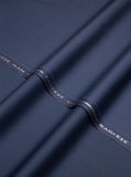 Bareeze Man Egyptian Cotton 1/1 Unstitched Fabric for Summer - Navy Blue