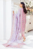 Nureh Elanora Luxury Chiffon Unstitched 3Pc Suit NEL-01 ROSE GIRL