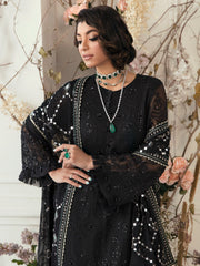 NUREH Elanora Unstitched Embroidered Luxury Chiffon 3Pc Suit NEL-17