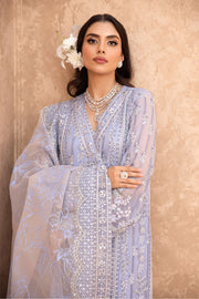 NUREH Elanora Unstitched Embroidered Luxury Chiffon 3Piece Suit NEL-20