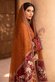 NUREH Elanora Unstitched Embroidered Luxury Chiffon 3Piece Suit NEL-22