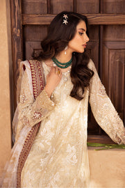 NUREH Elanora Unstitched Embroidered Luxury Chiffon 3Piece Suit NEL-23