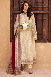 NUREH Elanora Unstitched Embroidered Luxury Chiffon 3Piece Suit NEL-23