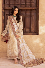NUREH Elanora Unstitched Embroidered Luxury Chiffon 3Piece Suit NEL-23