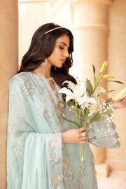NUREH Elanora Unstitched Embroidered Luxury Chiffon 3Piece Suit NEL-24