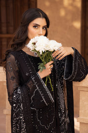 NUREH Elanora Unstitched Embroidered Luxury Chiffon 3Piece Suit NEL-25