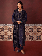 NUREH Exclusive Winter Unstitched Embroidered Leather Peach 3Pc NEP-19