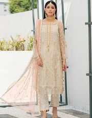 Nafasat by Emaan Adeel Embroidered Organza Unstitched 3Pc Suit NF-04