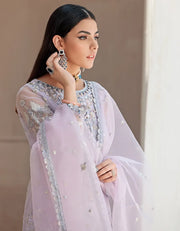 Nafasat by Emaan Adeel Embroidered Organza Unstitched 3Pc Suit NF-05