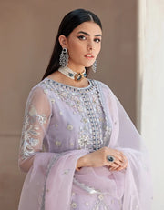 Nafasat by Emaan Adeel Embroidered Organza Unstitched 3Pc Suit NF-05