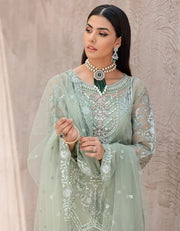 Nafasat by Emaan Adeel Embroidered Organza Unstitched 3Pc Suit NF-07