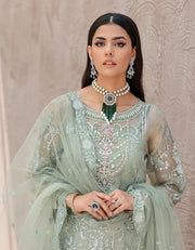 Nafasat by Emaan Adeel Embroidered Organza Unstitched 3Pc Suit NF-07
