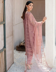 Nafasat by Emaan Adeel Embroidered Organza Unstitched 3Pc Suit NF-08