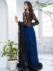 Akbar Aslam Luxury Chiffon Collection 2020 3pc Suit AAW-05 NIGHTINGALE - FaisalFabrics.pk