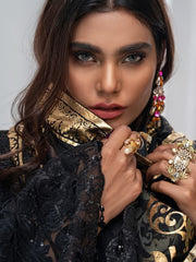 Akbar Aslam Luxury Chiffon Collection 2020 3pc Suit AAW-10 NIGHT ROSE - FaisalFabrics.pk