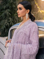 NUREH Maya Unstitched Embroidered Jacquard Slub Lawn 3Pc Suit NJ-47