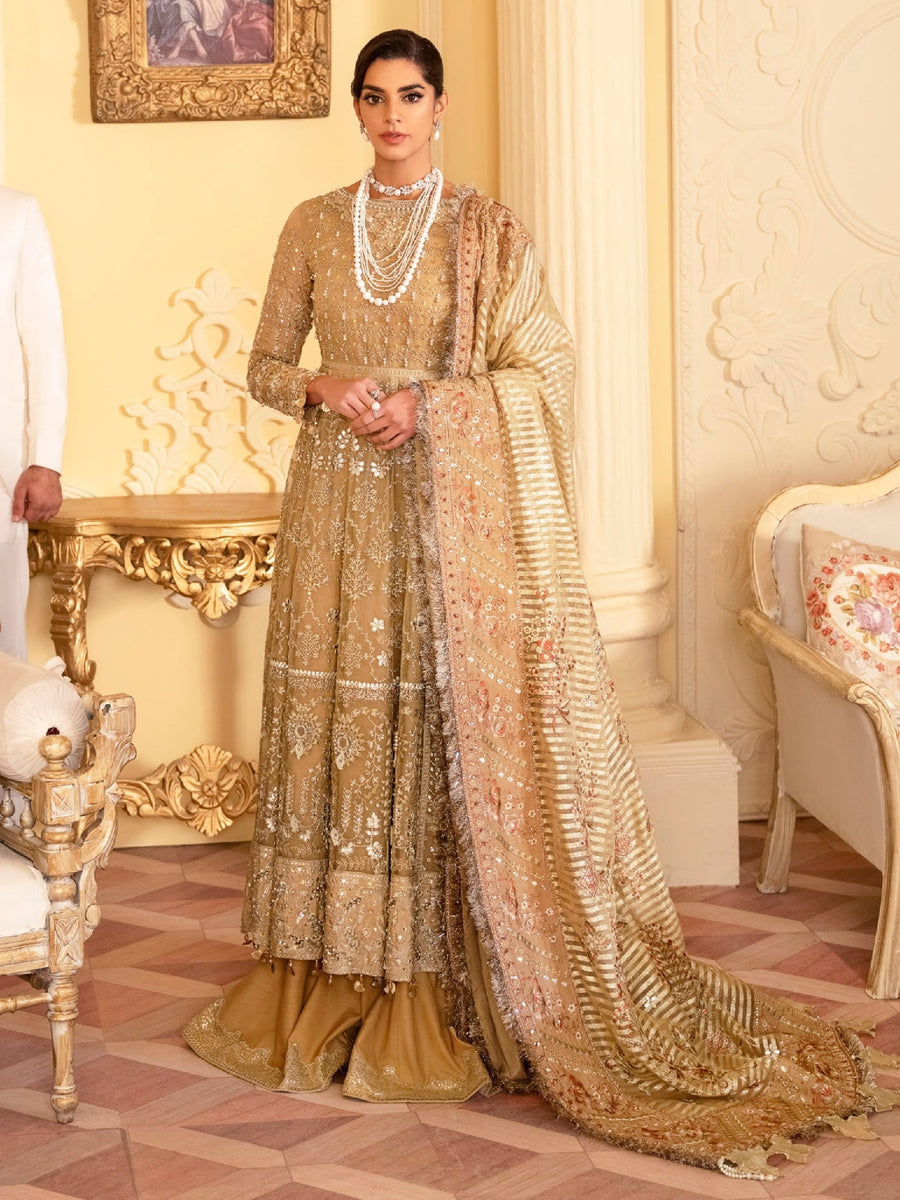 NUREH The Royal Palace Unstitched Luxury Formal 3Pc Suit NL-42