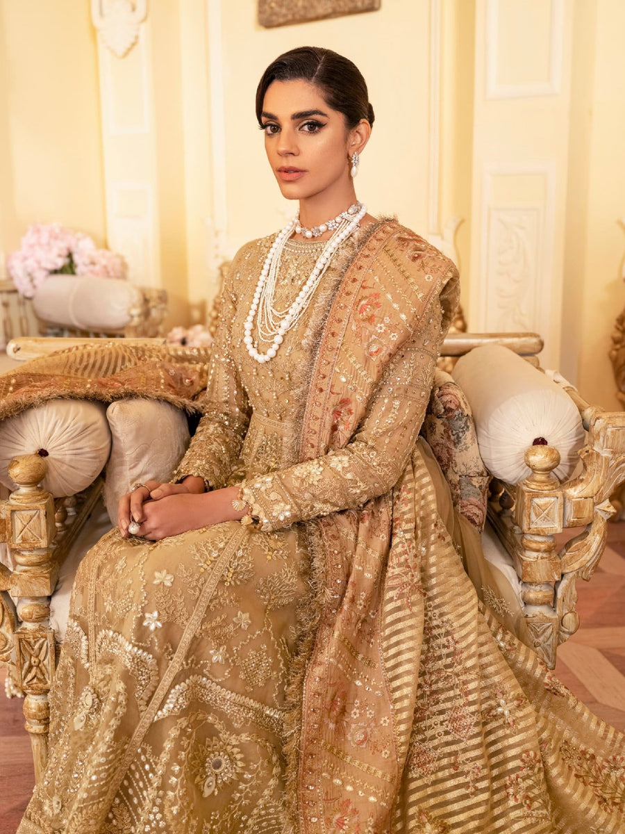 NUREH The Royal Palace Unstitched Luxury Formal 3Pc Suit NL-42