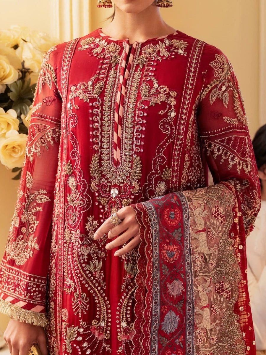 NUREH The Royal Palace Unstitched Luxury Formal 3Pc Suit NL-43