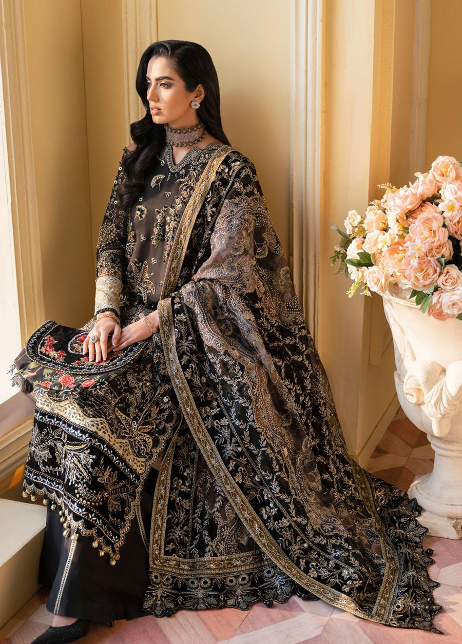 NUREH The Royal Palace Unstitched Luxury Formal 3Pc Suit NL-48