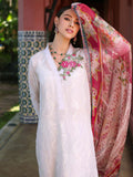 Noor by Saadia Asad Luxury Embroidered Chikankari Lawn 3Pc Suit D-01A