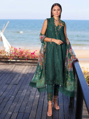 Noor by Saadia Asad Luxury Embroidered Chikankari Lawn 3Pc Suit D-01B